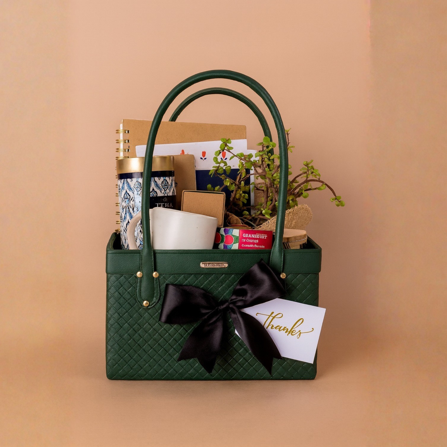 Leather Basket - Pack of 6