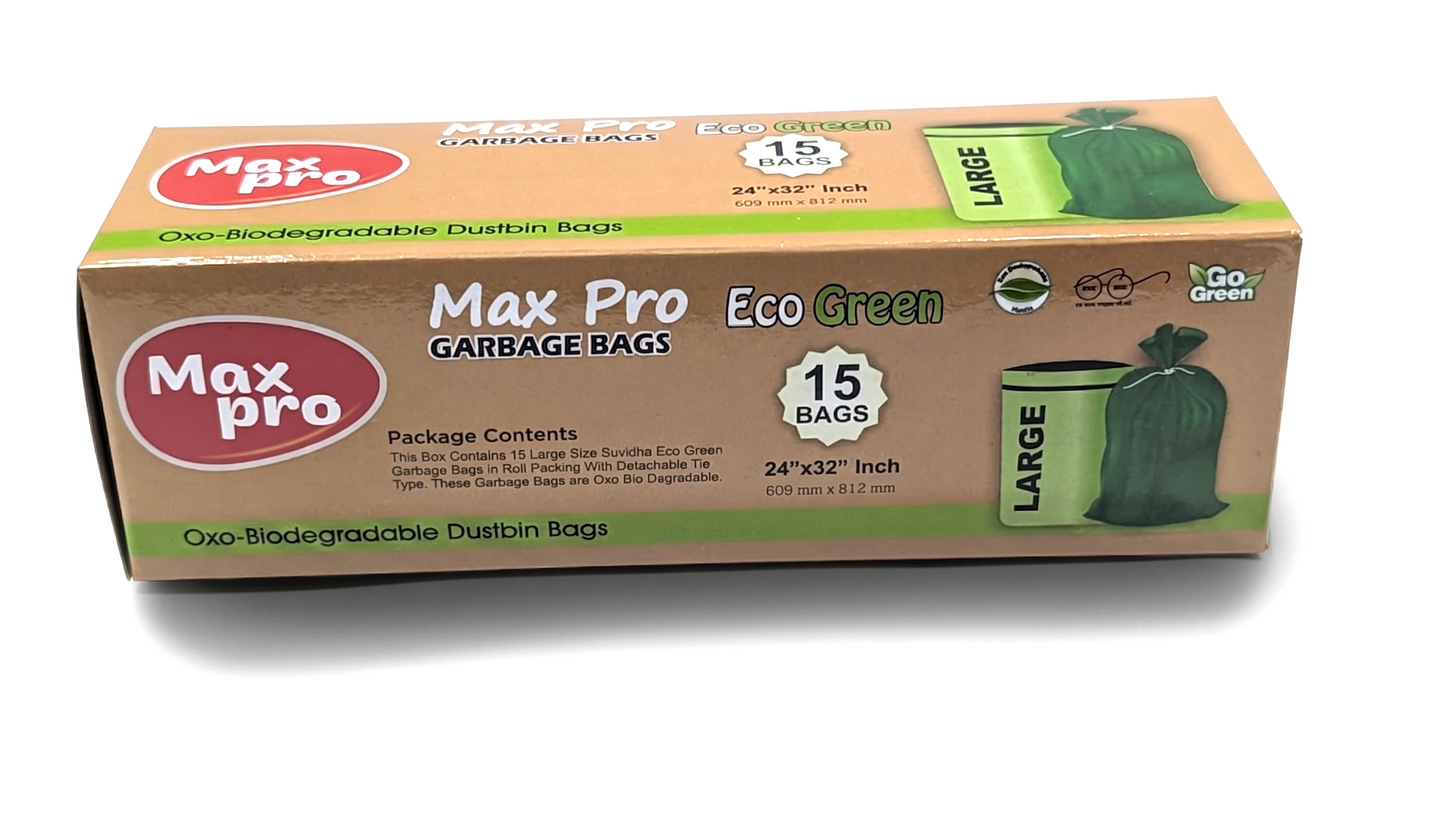 MaxPro Oxo-biodegradable Garbage bags -Large |