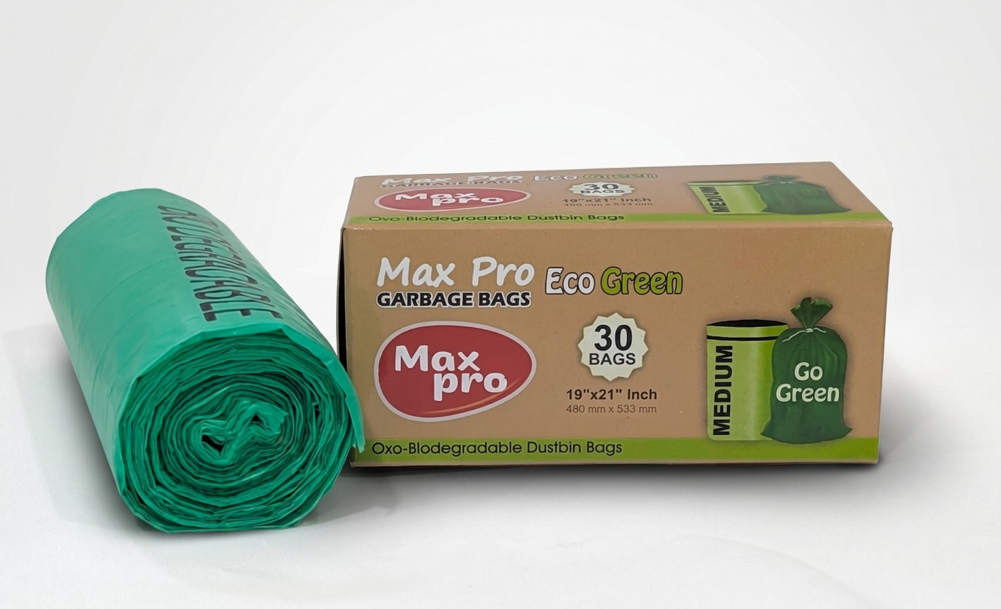 MaxPro Oxo-biodegradable Garbage bags -Medium