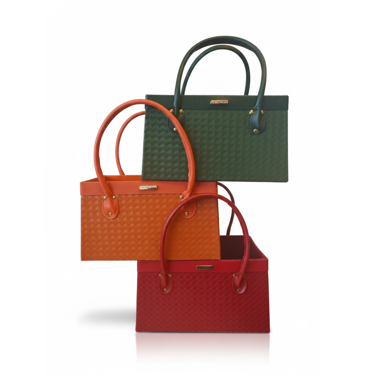Leather Basket - Pack of 6