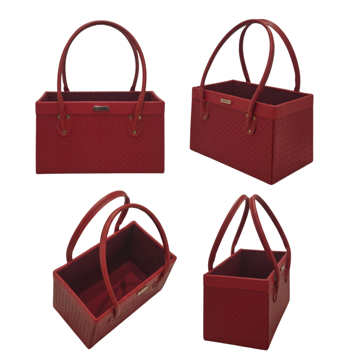 Leather Basket - Pack of 6
