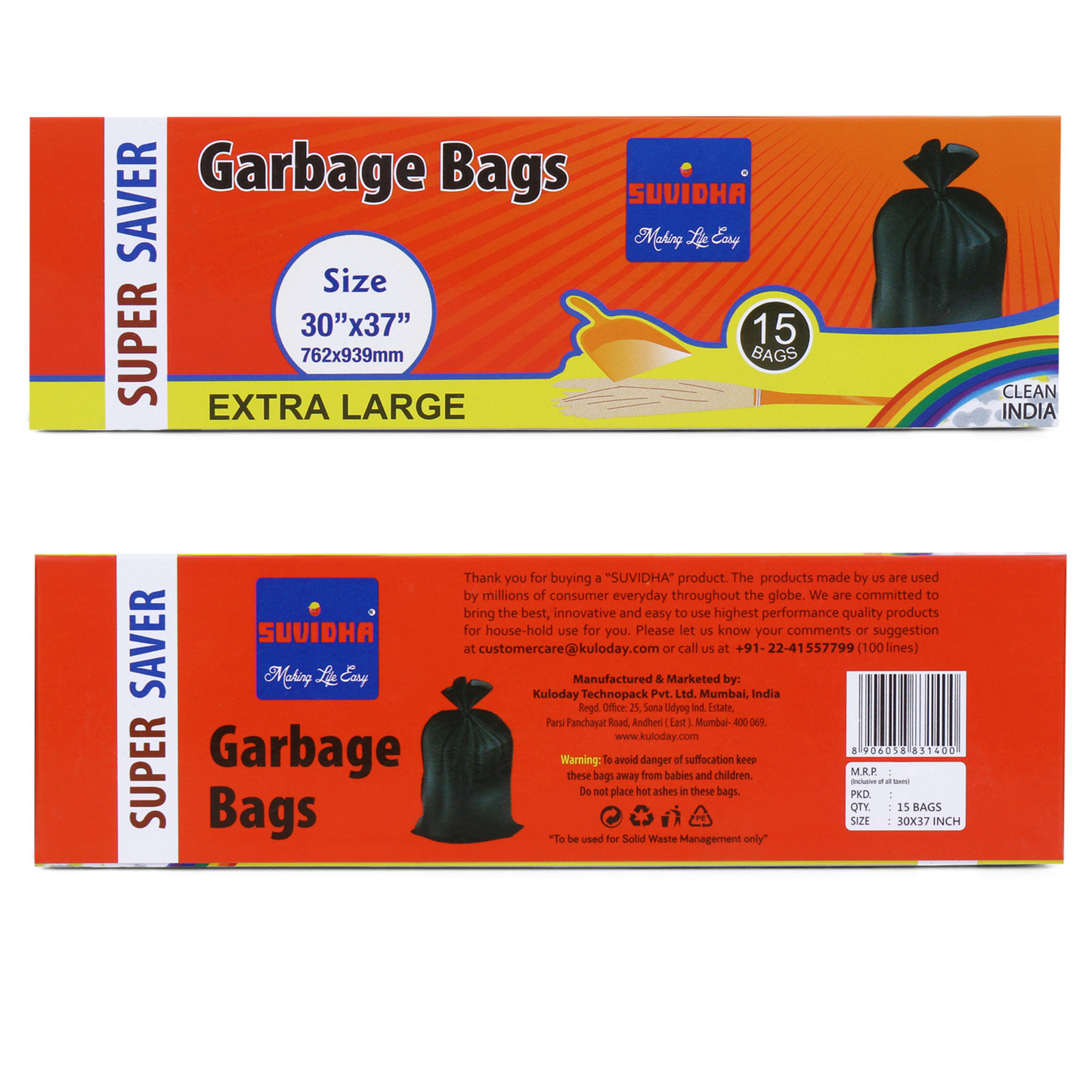 Suvidha Super Saver - XL Size (Pack of 72 Rolls)