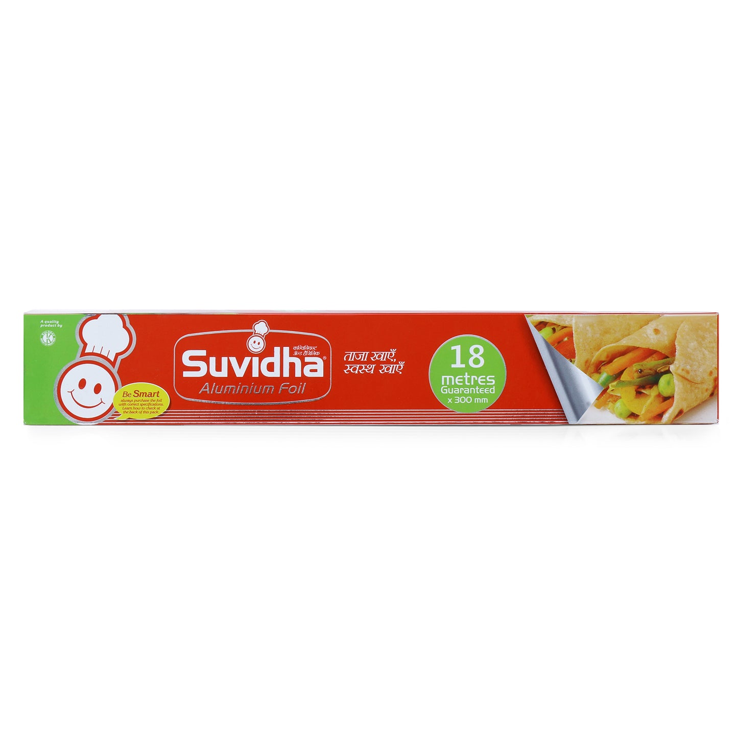 Aluminum Foil Roll - 18 Mts (Pack of 100 Rolls)