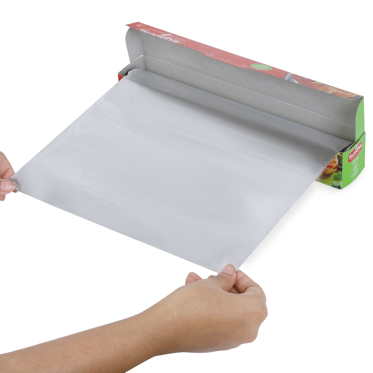 Aluminum Foil Roll - 18 Mts (Pack of 100 Rolls)