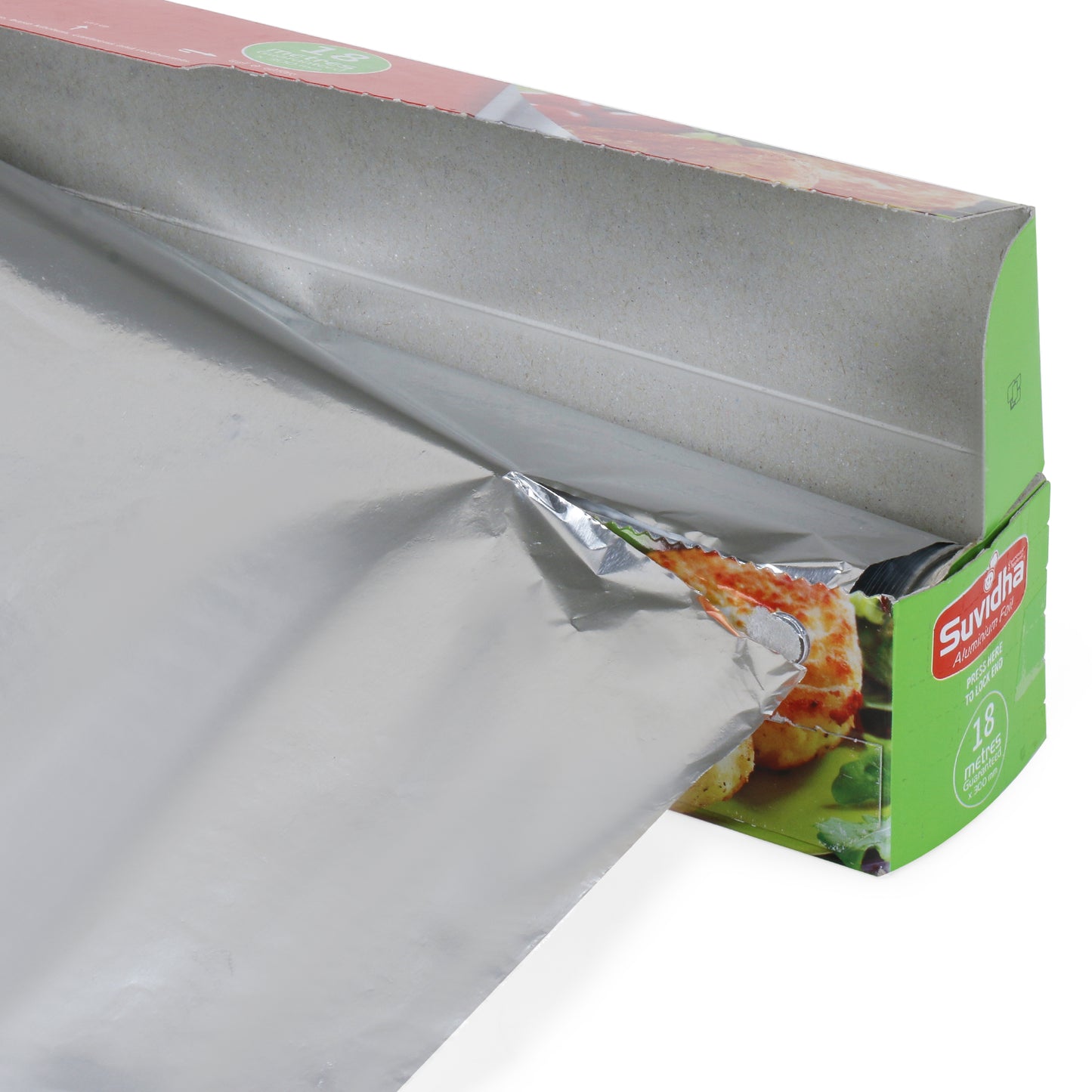 Aluminum Foil Roll - 18 Mts (Pack of 100 Rolls)