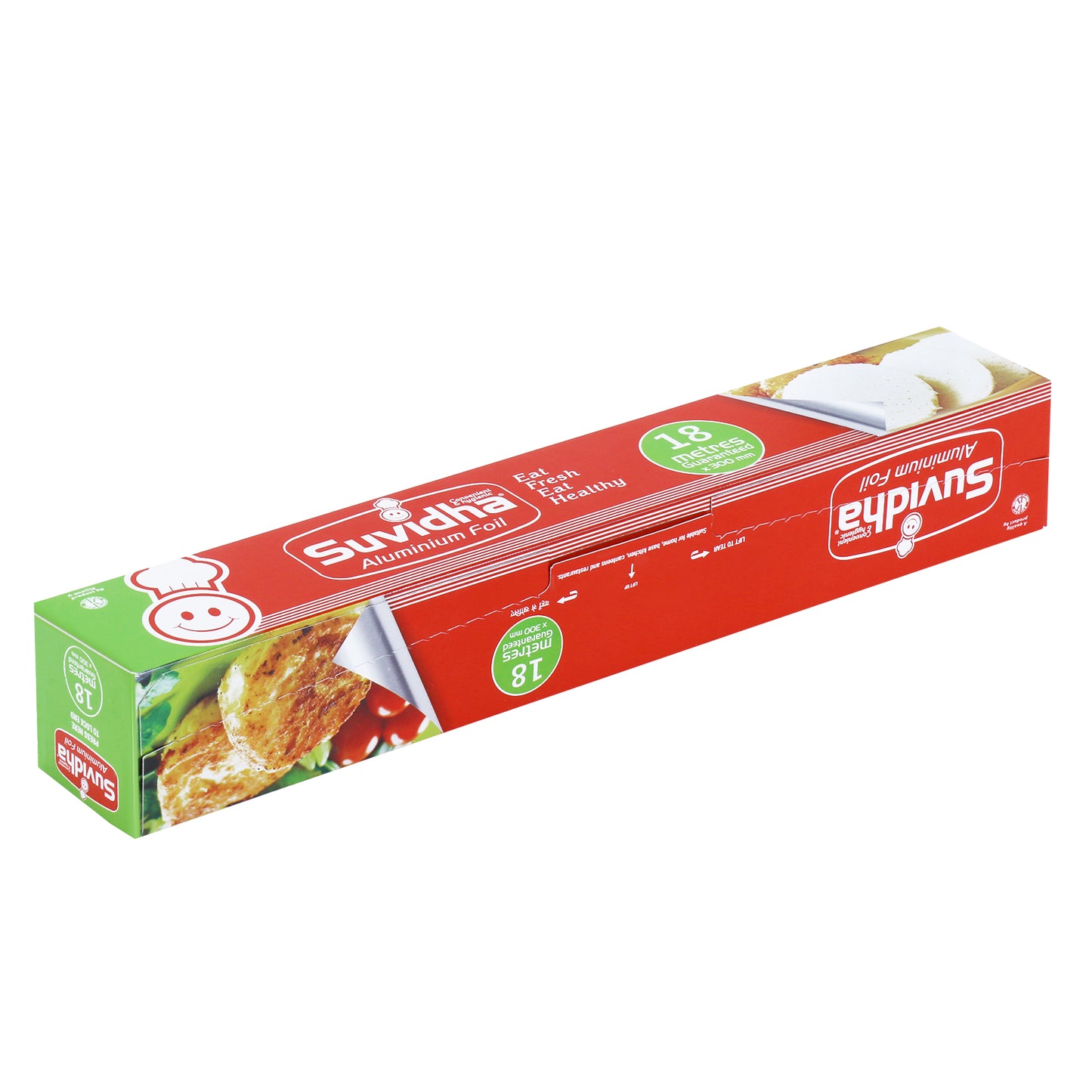 Aluminum Foil Roll - 18 Mts (Pack of 100 Rolls)