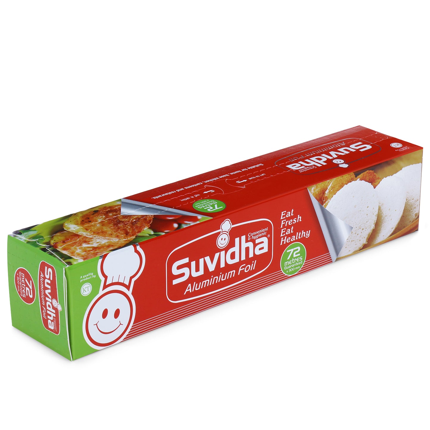 Aluminum Foil Roll - 72 Mts (Pack of 25 Rolls)