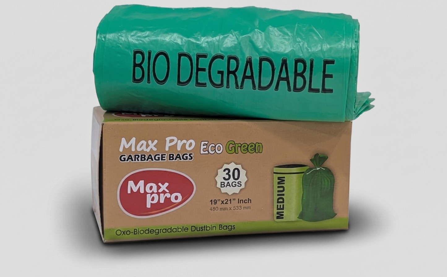 MaxPro Oxo-biodegradable Garbage bags -Medium